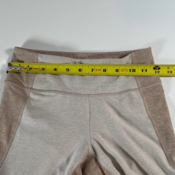 Outdoor Voices Gray and Tan Women’s Color Block 7/8 Leggings - Size XS - Picture 3 of 7